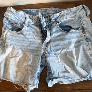 American Eagle Outfitters Light Blue Jean Shorts